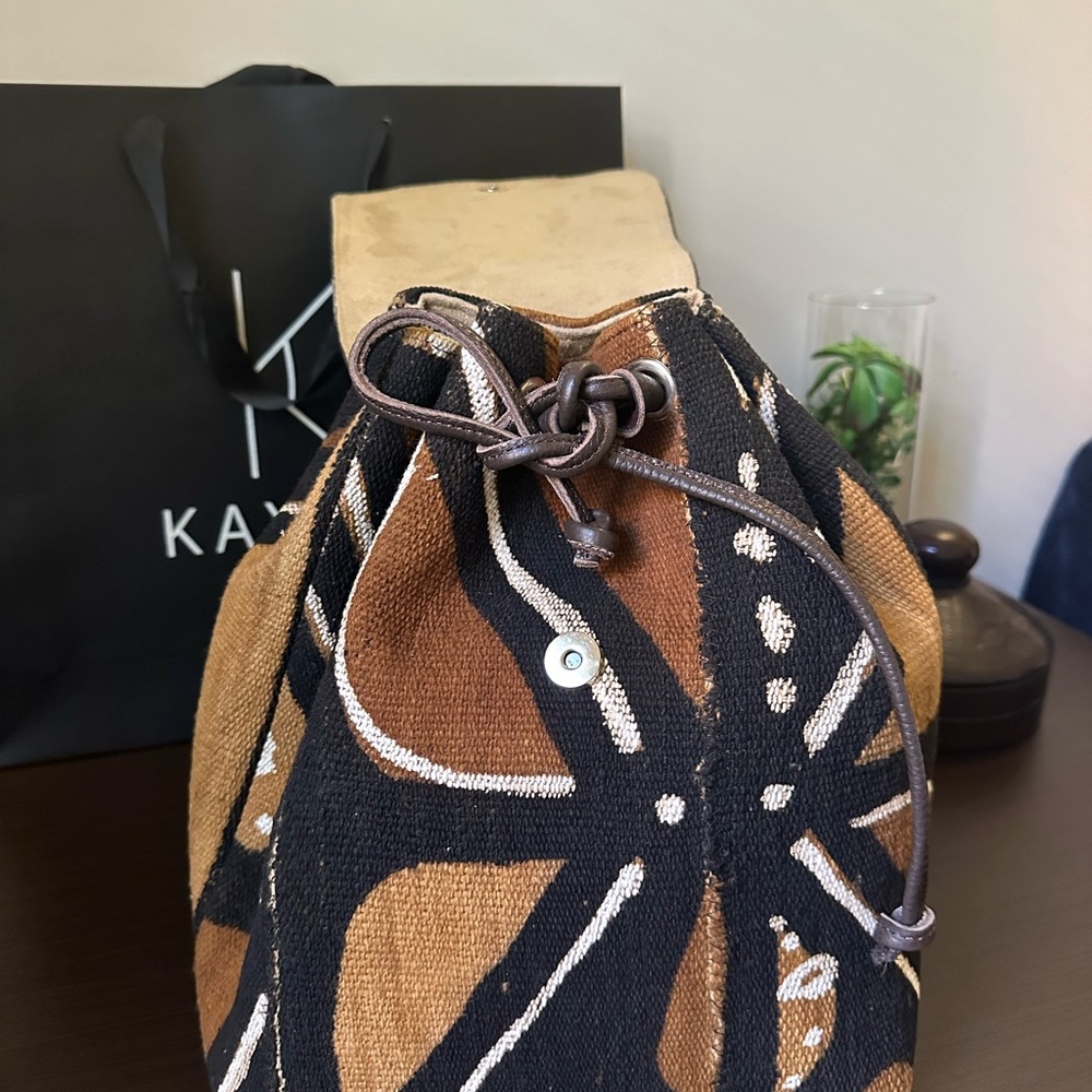 Mud cloth backpack - Picture 3 of 3
